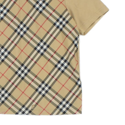 Boys Check T-Shirt Plaid