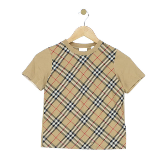 Boys Check T-Shirt Plaid