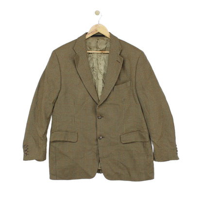 Mens Tweed Blazer Check Short