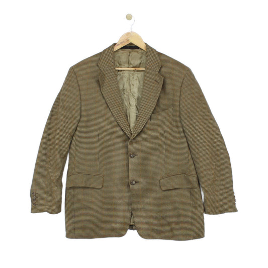 Mens Tweed Blazer Check Short