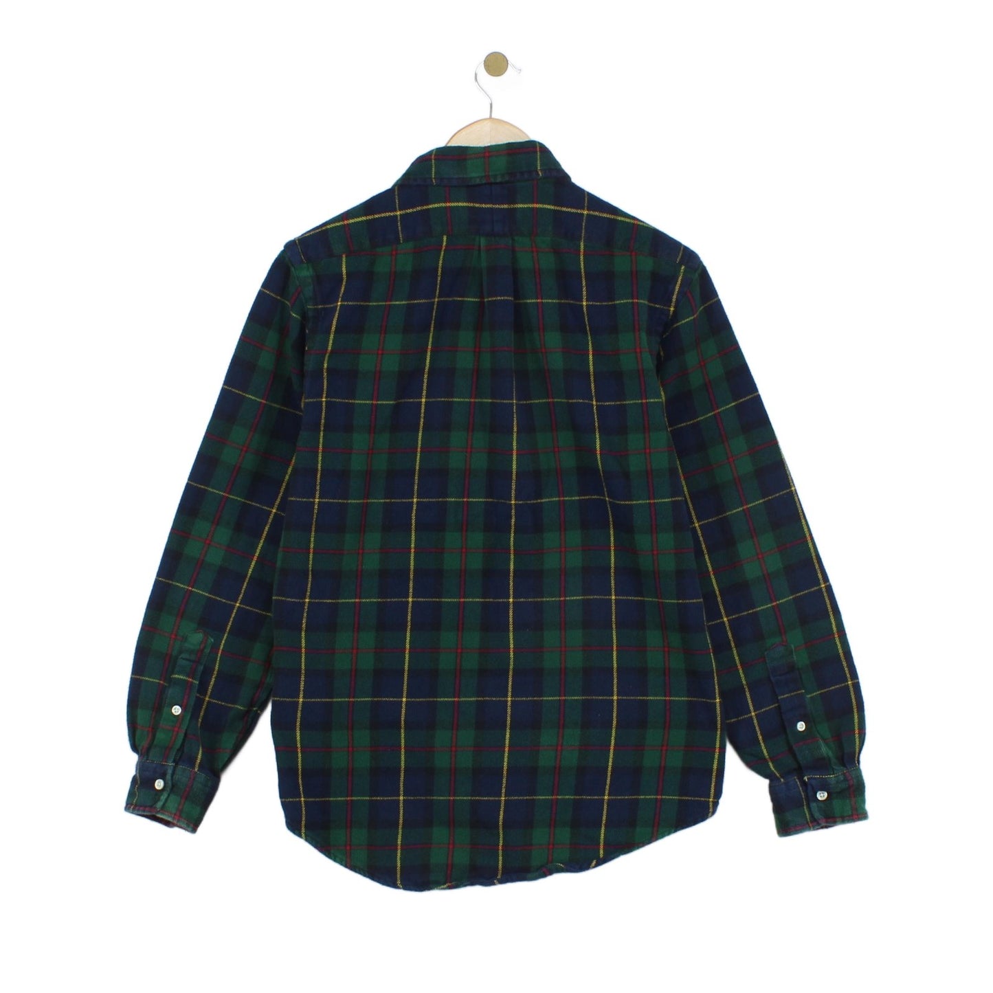 Mens Plaid Shirt Custom Fit Button Down Long Sleeve
