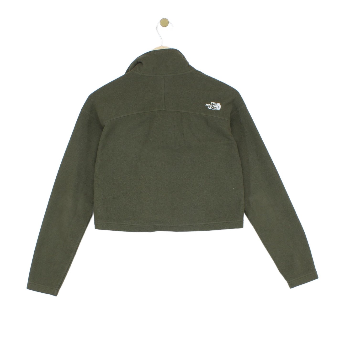 Womens 1/4 Zip Fleece Outdoor Cropped