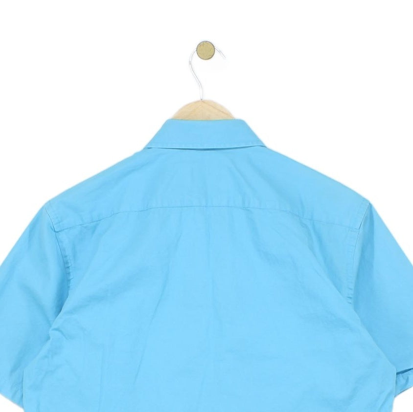 Mens Shirt Short Sleeve Button Up