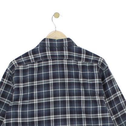 Mens Plaid Shirt Button Up Long Sleeve