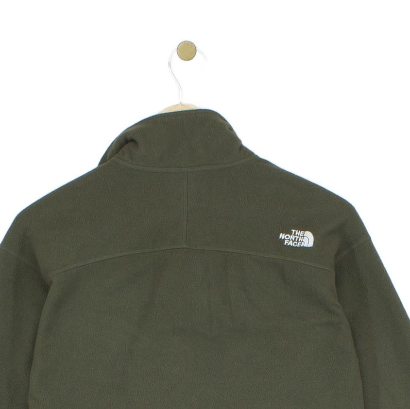 Womens 1/4 Zip Fleece Outdoor Cropped