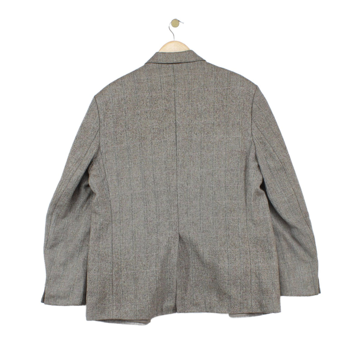 Mens Tweed Blazer Uk Made Notch Lapel Wool