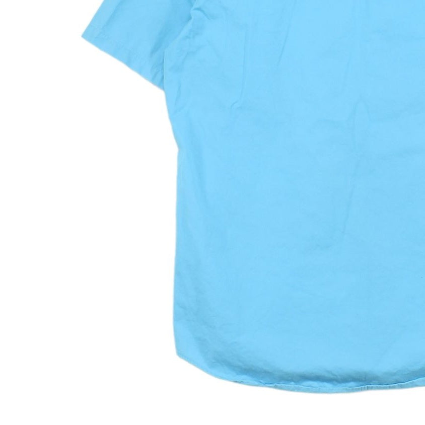 Mens Shirt Short Sleeve Button Up