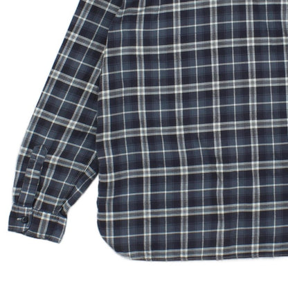 Mens Plaid Shirt Button Up Long Sleeve