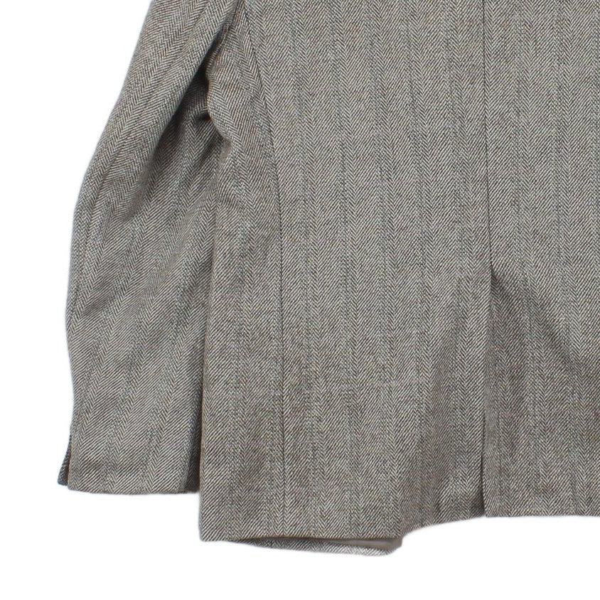 Mens Tweed Blazer Uk Made Notch Lapel Wool