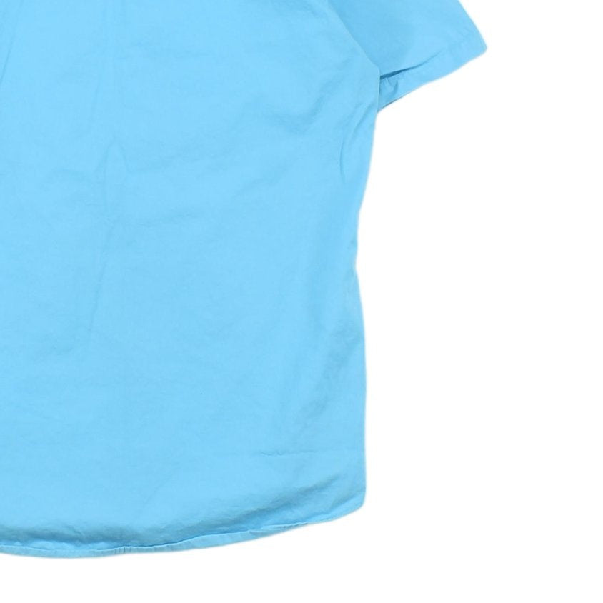 Mens Shirt Short Sleeve Button Up