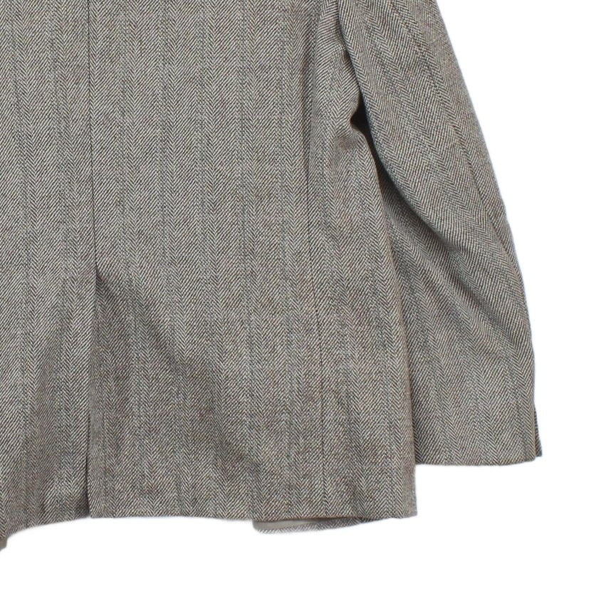 Mens Tweed Blazer Uk Made Notch Lapel Wool