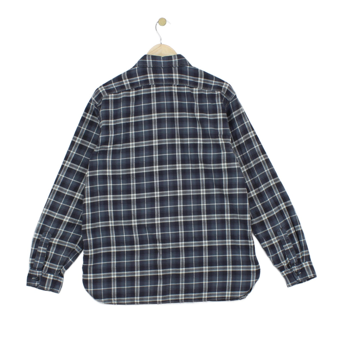 Mens Plaid Shirt Button Up Long Sleeve