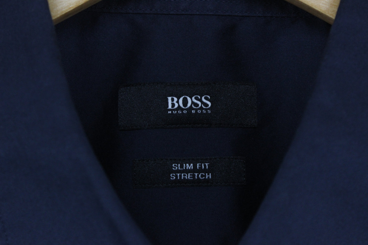 Mens Shirt Slim Fit Button Up Stretch