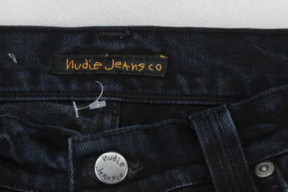 Mens Thin Finn Jeans Slim Dark Wash