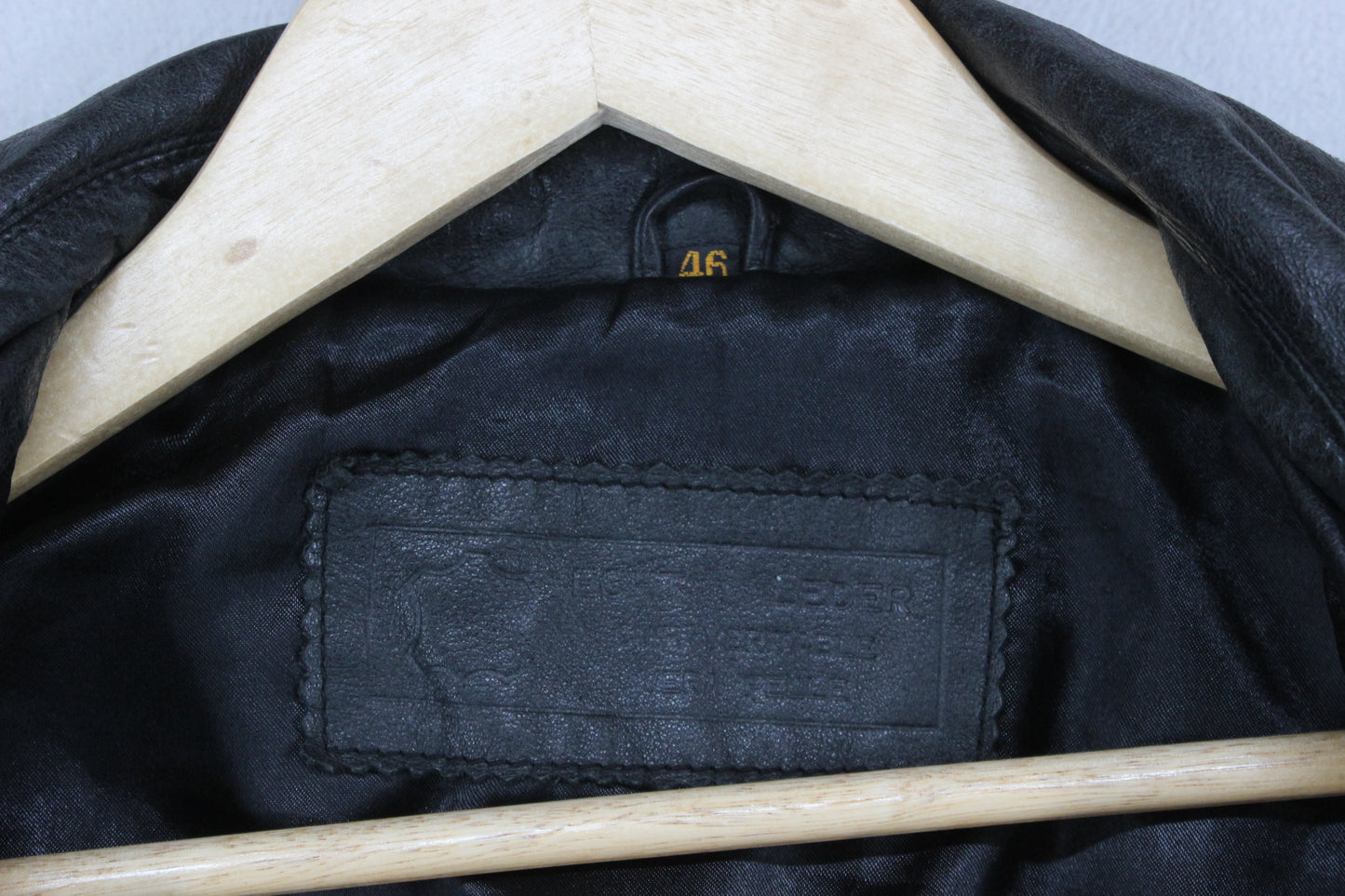 Mens Leather Jacket Lined Biker