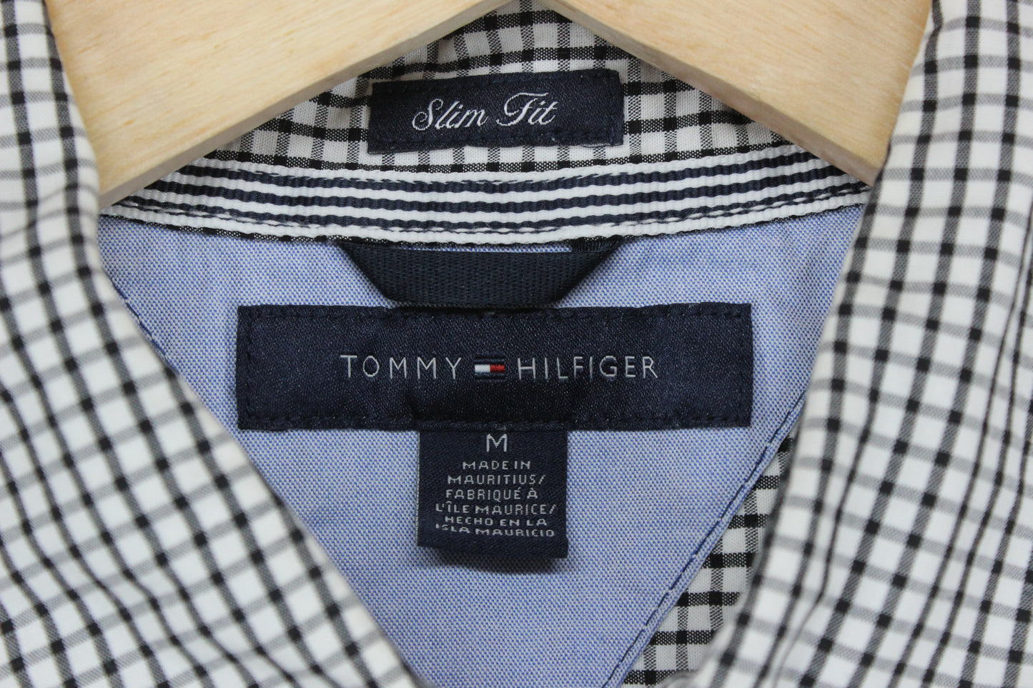 Mens Shirt Slim Fit Short Sleeve Check
