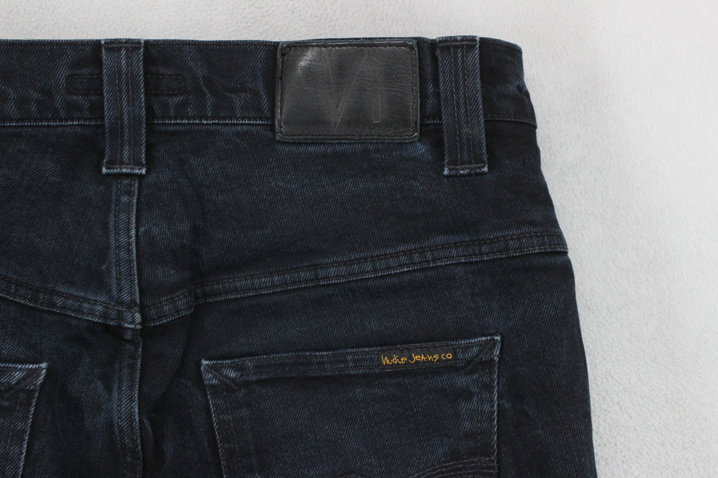 Mens Thin Finn Jeans Slim Dark Wash