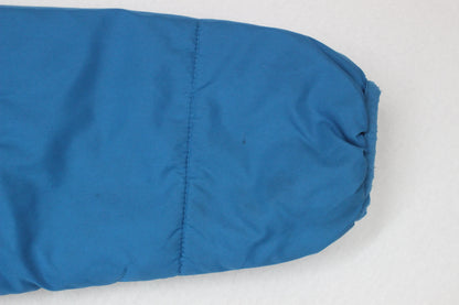 Girls Quilted Jacket Hooded Full Zip Reversible