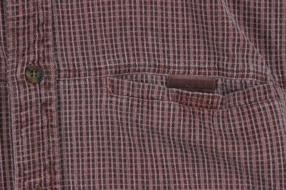 Mens Shirt  Casual Short Sleeve Check