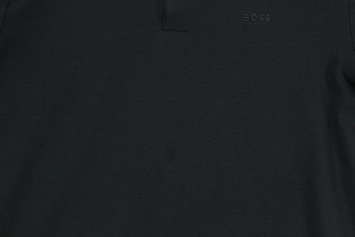 Mens Polo Shirt Stretch Long Sleeve Classic