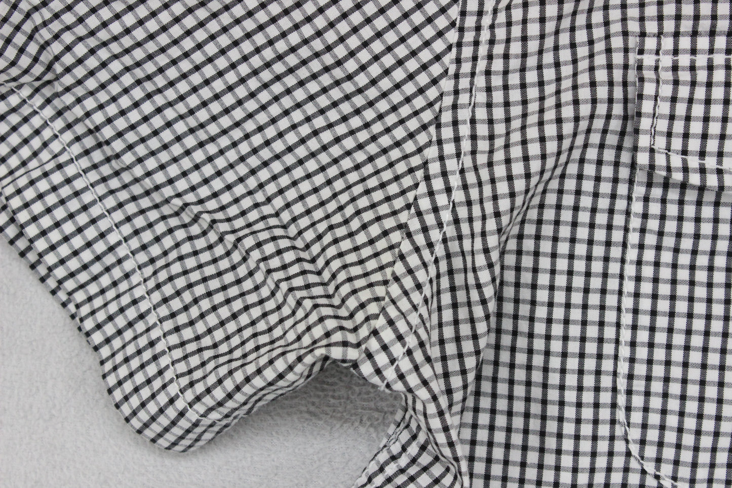 Mens Shirt Slim Fit Short Sleeve Check