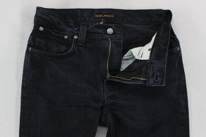 Mens Thin Finn Jeans Slim Dark Wash