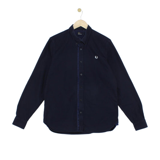 Mens Oxford Shirt Long Sleeve Collared Logo