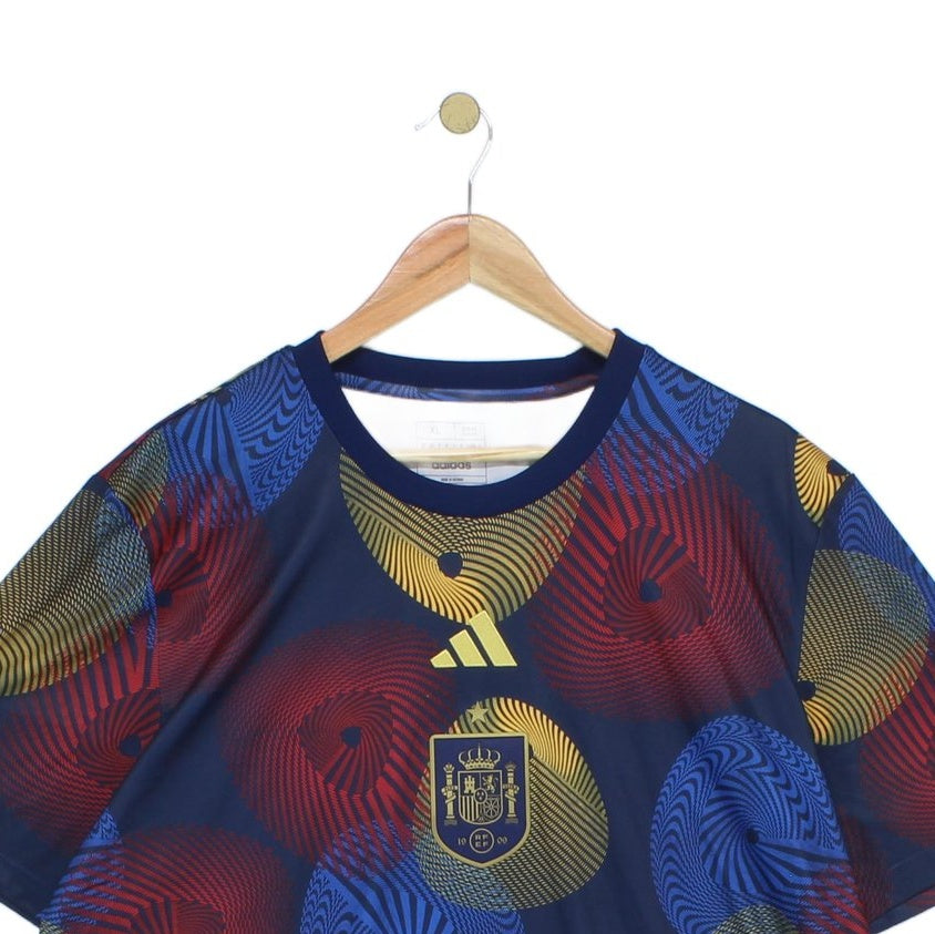 Mens Spain 2022-23 Football Shirt Pre-Training Top