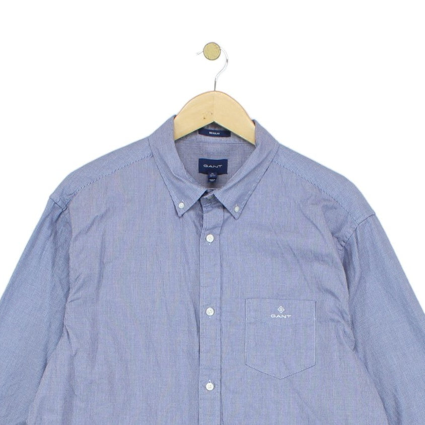 Mens Shirt Regular Fit Long Sleeve Cotton