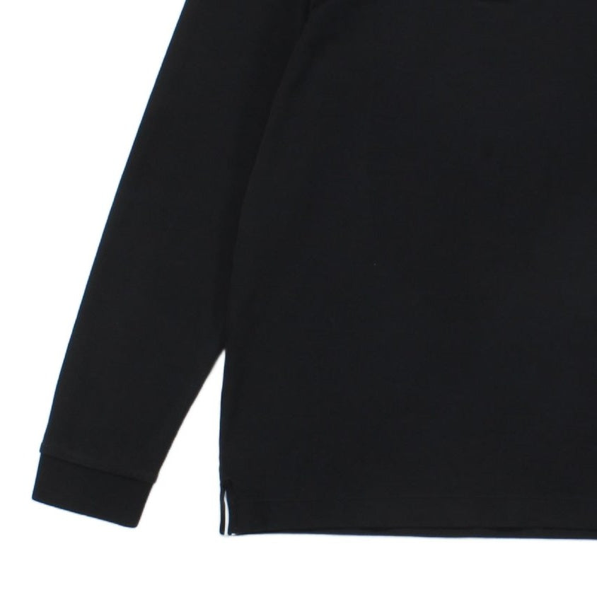 Mens Polo Shirt Stretch Long Sleeve Classic