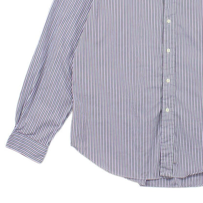 Mens Striped Shirt Classic Fit Long Sleeve