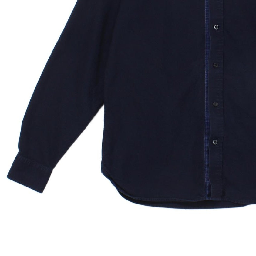 Mens Oxford Shirt Long Sleeve Collared Logo