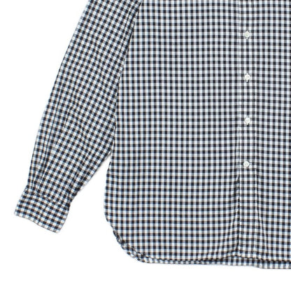 Mens Check Shirt Long Sleeve Button Up