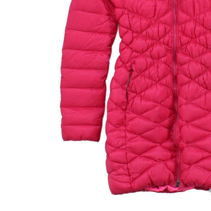 Womens Quilted Coat Down Puffer Hooded Full Zip