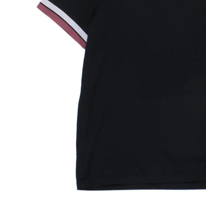 Mens T-Shirt Short Sleeve Crew Neck Embroidered