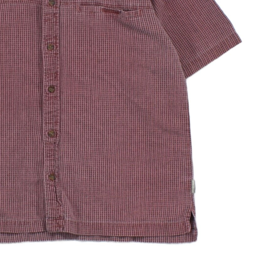 Mens Shirt  Casual Short Sleeve Check