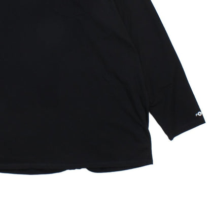 Mens 1/4 Zip T Shirt Workwear Long Sleeve Relaxed Fit