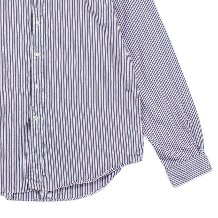 Mens Striped Shirt Classic Fit Long Sleeve