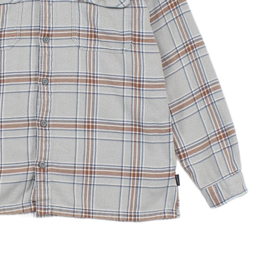 Mens Check Flannel Shirt Long Sleeve Outdoor