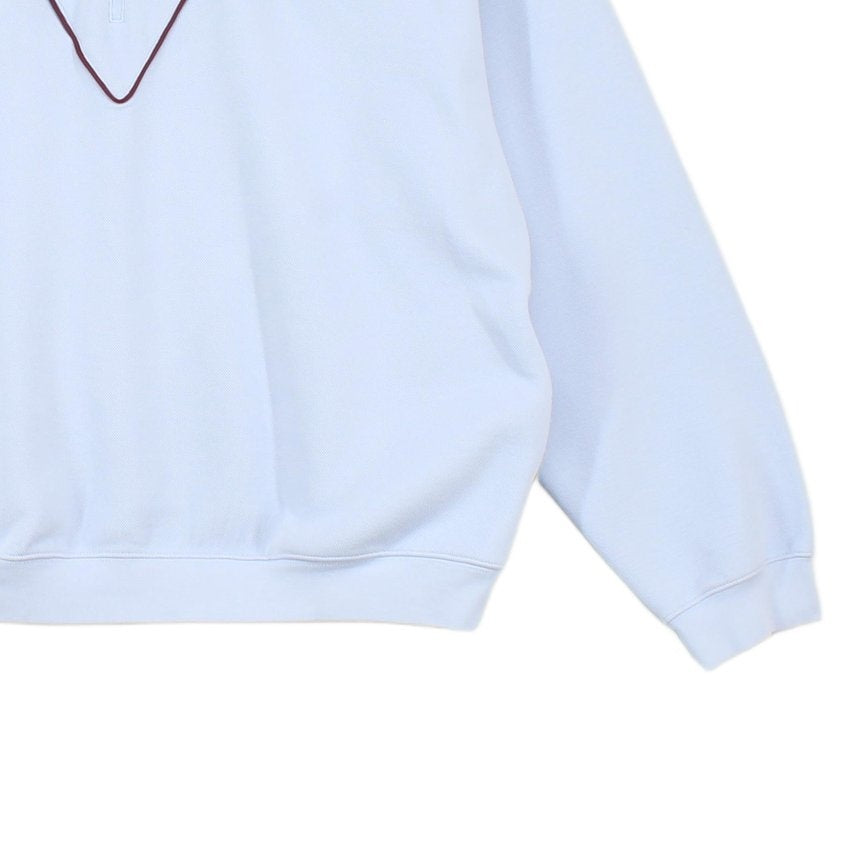 Mens Oversized Sweatshirt Pullover 1/4 Zip