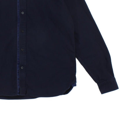 Mens Oxford Shirt Long Sleeve Collared Logo
