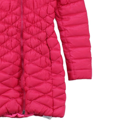 Womens Quilted Coat Down Puffer Hooded Full Zip
