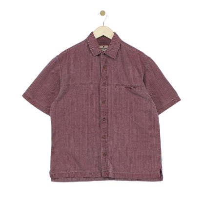 Mens Shirt  Casual Short Sleeve Check