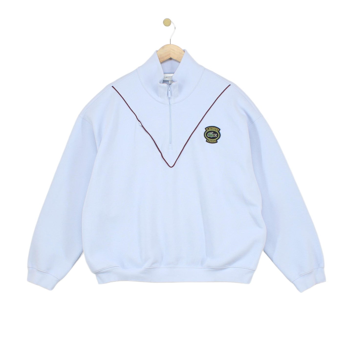 Mens Oversized Sweatshirt Pullover 1/4 Zip