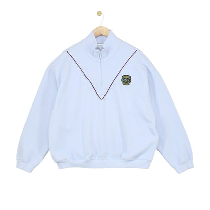 Mens Oversized Sweatshirt Pullover 1/4 Zip