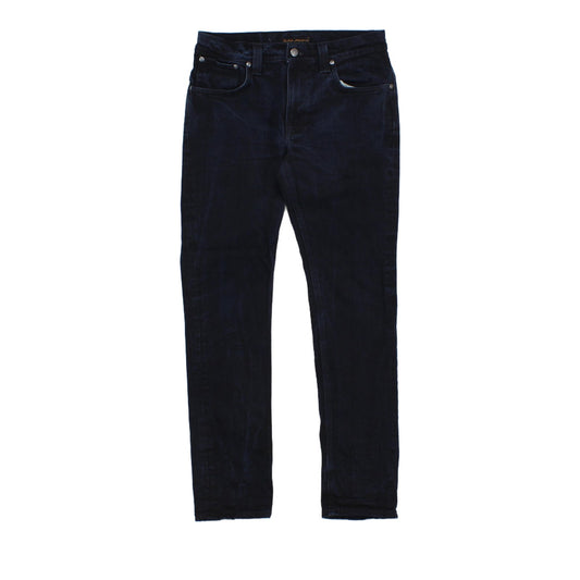 Mens Thin Finn Jeans Slim Dark Wash