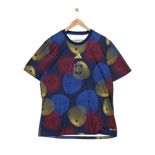 Mens Spain 2022-23 Football Shirt Pre-Training Top