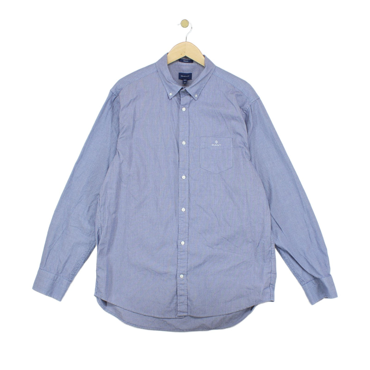 Mens Shirt Regular Fit Long Sleeve Cotton