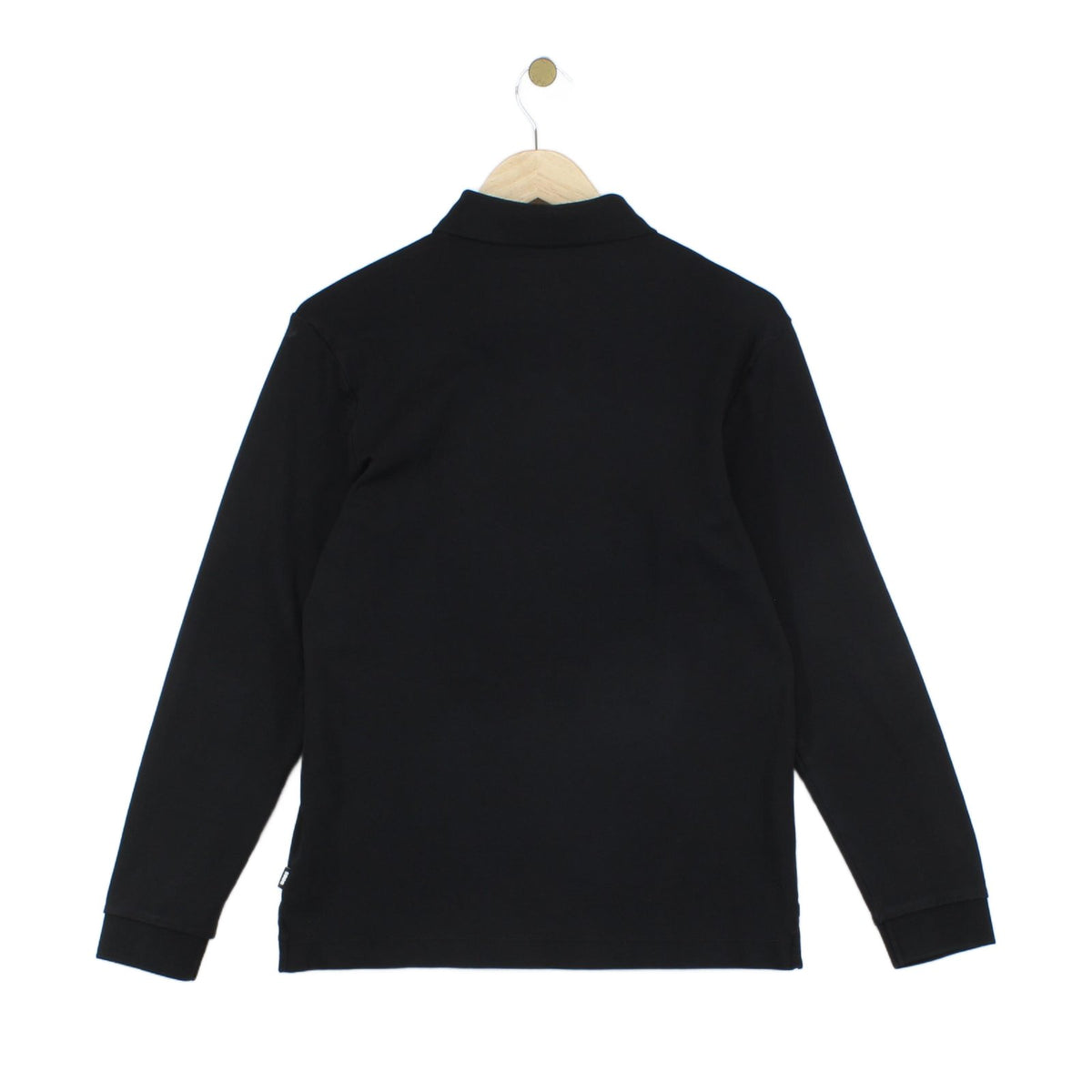Mens Polo Shirt Stretch Long Sleeve Classic