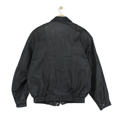 Mens Leather Jacket Lined Biker